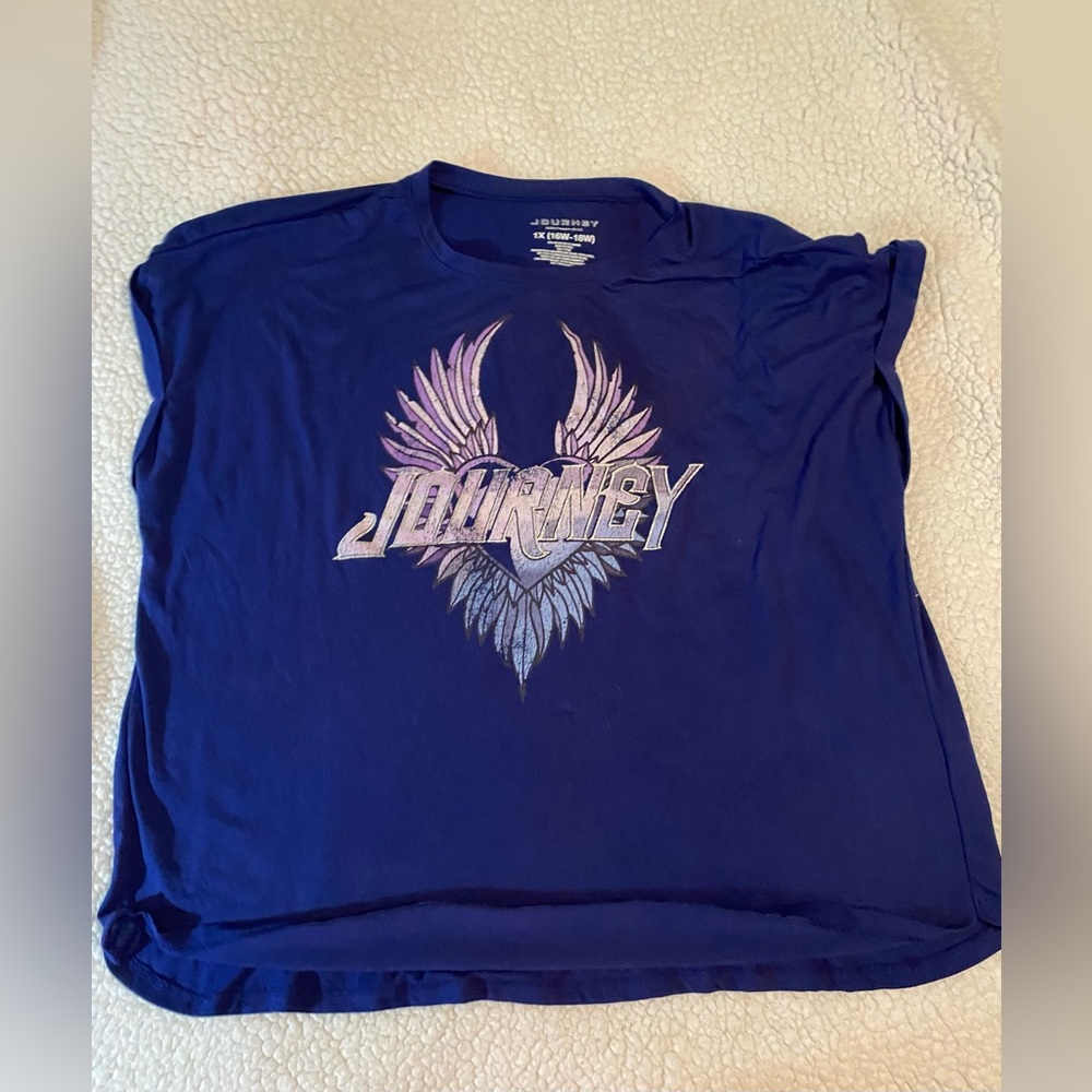Journey Blue Women's T-Shirt size 1x